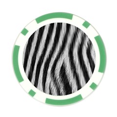 Zebra Texture, Zebra Wool, White Black Background Poker Chip Card Guard from ArtsNow.com Back