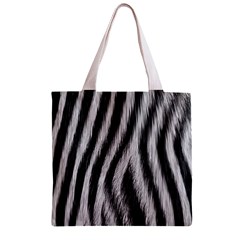 Zebra Texture, Zebra Wool, White Black Background Zipper Grocery Tote Bag from ArtsNow.com Front