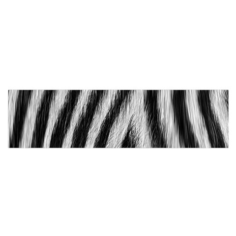 Zebra Texture, Zebra Wool, White Black Background Oblong Satin Scarf (16  x 60 ) from ArtsNow.com Front