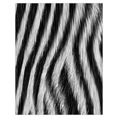 Zebra Texture, Zebra Wool, White Black Background Toiletries Pouch from ArtsNow.com Back