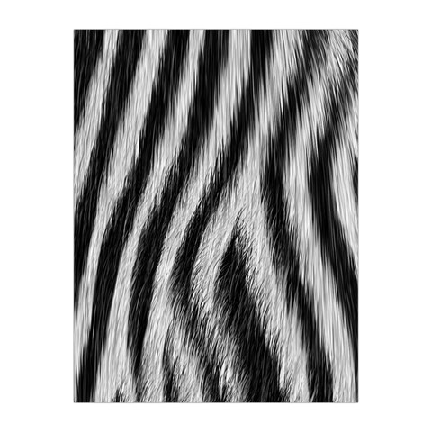 Zebra Texture, Zebra Wool, White Black Background Medium Tapestry from ArtsNow.com Front