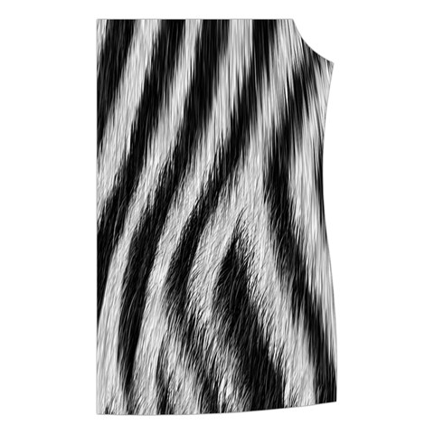 Zebra Texture, Zebra Wool, White Black Background Women s Button Up Vest from ArtsNow.com Front Left