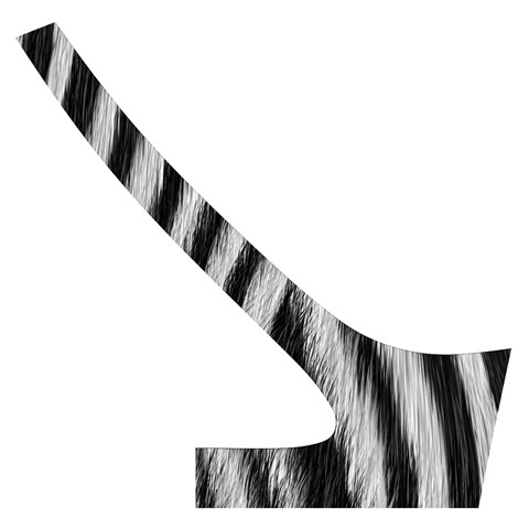 Zebra Texture, Zebra Wool, White Black Background Cross Back Hipster Bikini Set from ArtsNow.com Back Right