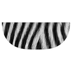 Zebra Texture, Zebra Wool, White Black Background Kids  Hooded Rain Ponchos from ArtsNow.com Brim