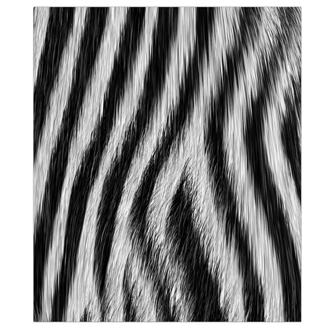 Zebra Texture, Zebra Wool, White Black Background Waist Pouch (Small) from ArtsNow.com Back Strap