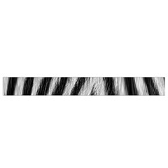 Zebra Texture, Zebra Wool, White Black Background Waist Pouch (Small) from ArtsNow.com Bottom