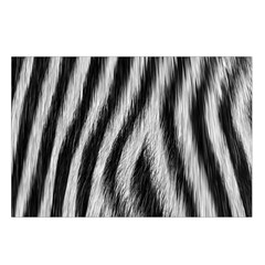 Zebra Texture, Zebra Wool, White Black Background Waist Pouch (Small) from ArtsNow.com Loop