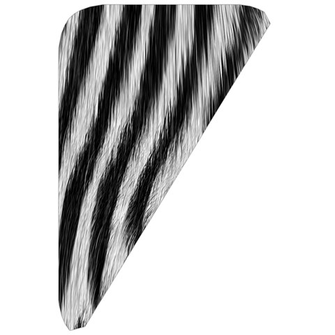 Zebra Texture, Zebra Wool, White Black Background Belt Pouch Bag (Small) from ArtsNow.com Front Right