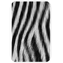 Zebra Texture, Zebra Wool, White Black Background Belt Pouch Bag (Large) from ArtsNow.com Back