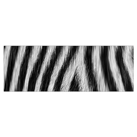 Zebra Texture, Zebra Wool, White Black Background Wristlet Pouch Bag (Small) from ArtsNow.com Bottom