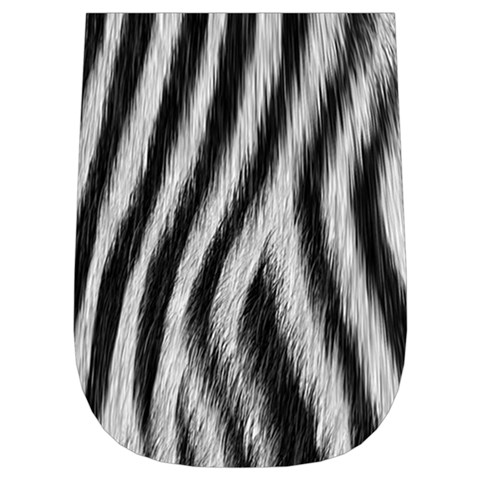 Zebra Texture, Zebra Wool, White Black Background Wristlet Pouch Bag (Small) from ArtsNow.com Left Side