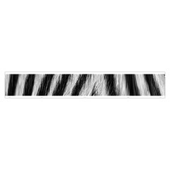 Zebra Texture, Zebra Wool, White Black Background Make Up Case (Medium) from ArtsNow.com Zipper Front