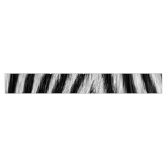 Zebra Texture, Zebra Wool, White Black Background Make Up Case (Large) from ArtsNow.com Zipper Front