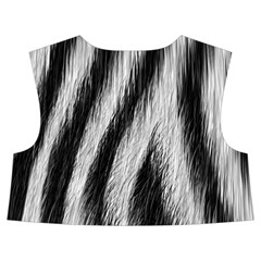 Zebra Texture, Zebra Wool, White Black Background Kids  Midi Sailor Dress from ArtsNow.com Back Top