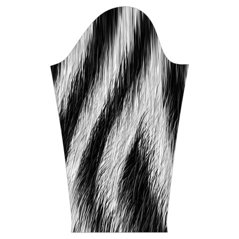 Zebra Texture, Zebra Wool, White Black Background Kids  Midi Sailor Dress from ArtsNow.com Sleeve Right