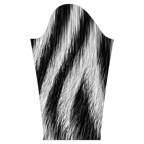 Zebra Texture, Zebra Wool, White Black Background Kids  Midi Sailor Dress from ArtsNow.com Sleeve Left