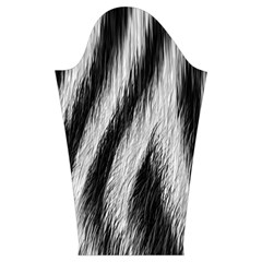 Zebra Texture, Zebra Wool, White Black Background Kids  Midi Sailor Dress from ArtsNow.com Sleeve Left