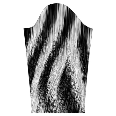 Zebra Texture, Zebra Wool, White Black Background Kids  Long Sleeve Velvet Lounge Robe from ArtsNow.com Sleeve Left