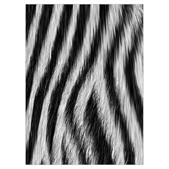 Zebra Texture, Zebra Wool, White Black Background Playing Cards Single Design (Rectangle) with Custom Box from ArtsNow.com Card