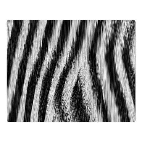 Zebra Texture, Zebra Wool, White Black Background Premium Plush Fleece Blanket (Large) from ArtsNow.com 80 x60  Blanket Front