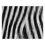 Zebra Texture, Zebra Wool, White Black Background Premium Plush Fleece Blanket (Large)