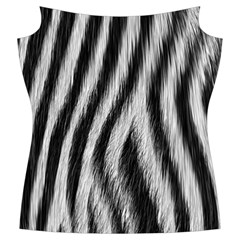 Zebra Texture, Zebra Wool, White Black Background Women s Cut Out Long Sleeve T Front