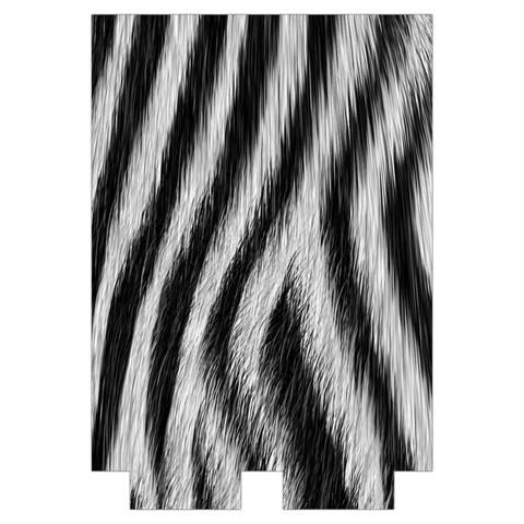 Zebra Texture, Zebra Wool, White Black Background Automatic Folding Umbrella with Case (Large) from ArtsNow.com Case