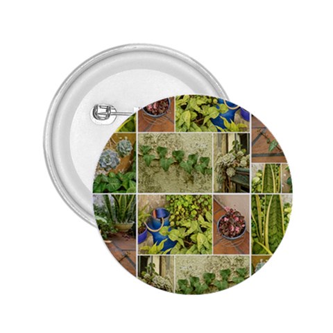 Garden Sanctuary Photo Collage Print 2.25  Buttons from ArtsNow.com Front