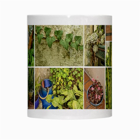 Garden Sanctuary Photo Collage Print White Mug from ArtsNow.com Center