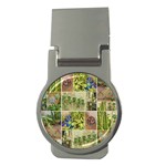 Garden Sanctuary Photo Collage Print Money Clips (Round) 