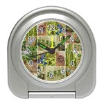 Garden Sanctuary Photo Collage Print Travel Alarm Clock