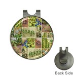 Garden Sanctuary Photo Collage Print Hat Clips with Golf Markers