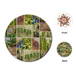 Garden Sanctuary Photo Collage Print Playing Cards Single Design (Round)