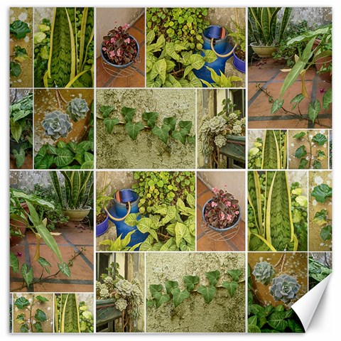 Garden Sanctuary Photo Collage Print Canvas 12  x 12  from ArtsNow.com 11.4 x11.56  Canvas - 1