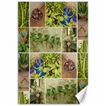 Garden Sanctuary Photo Collage Print Canvas 12  x 18 