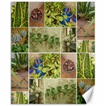 Garden Sanctuary Photo Collage Print Canvas 16  x 20 