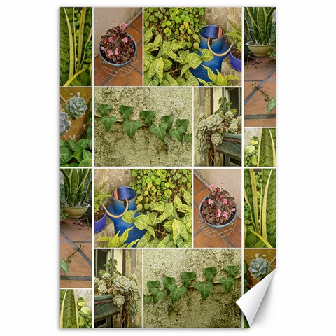 Garden Sanctuary Photo Collage Print Canvas 24  x 36  from ArtsNow.com 23.35 x34.74  Canvas - 1