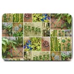 Garden Sanctuary Photo Collage Print Large Doormat