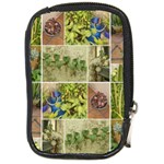 Garden Sanctuary Photo Collage Print Compact Camera Leather Case