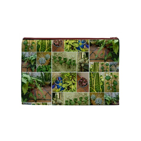 Garden Sanctuary Photo Collage Print Cosmetic Bag (Medium) from ArtsNow.com Front