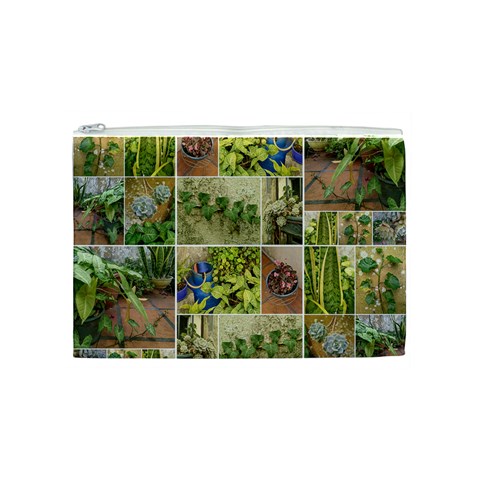 Garden Sanctuary Photo Collage Print Cosmetic Bag (Medium) from ArtsNow.com Front