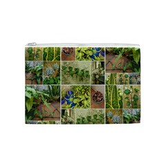 Garden Sanctuary Photo Collage Print Cosmetic Bag (Medium) from ArtsNow.com Front