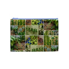 Garden Sanctuary Photo Collage Print Cosmetic Bag (Medium) from ArtsNow.com Front