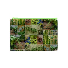 Garden Sanctuary Photo Collage Print Cosmetic Bag (Medium) from ArtsNow.com Front