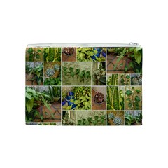 Garden Sanctuary Photo Collage Print Cosmetic Bag (Medium) from ArtsNow.com Back