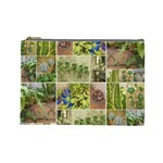 Garden Sanctuary Photo Collage Print Cosmetic Bag (Large)