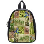 Garden Sanctuary Photo Collage Print School Bag (Small)