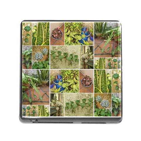 Garden Sanctuary Photo Collage Print Memory Card Reader (Square 5 Slot) from ArtsNow.com Front