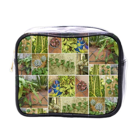 Garden Sanctuary Photo Collage Print Mini Toiletries Bag (One Side) from ArtsNow.com Front