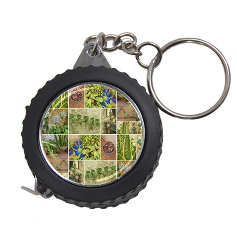 Garden Sanctuary Photo Collage Print Measuring Tape from ArtsNow.com Front